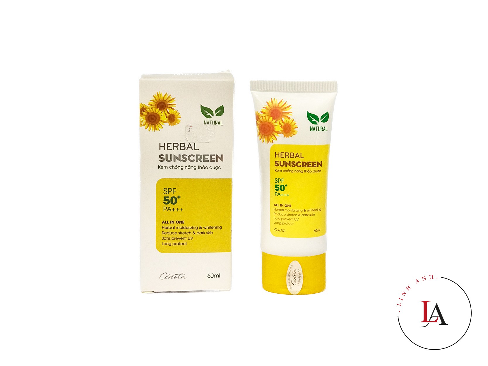 Kem chống nắng Herbal Sunscreen thảo dược SPF50 60ml